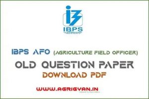 A Banner about IBPS AFO PAPER